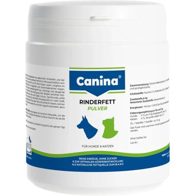 Canina Rundvleesvetpoeder - Natuurlijke energie voor honden en katten Canina Rundvleesvetpoeder - Natuurlijke energie voor honden en katten