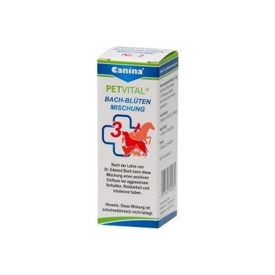 Canina PETVITAL Bach-Blüten Nr.3 - Aggression Homöopathisches Mittel Canina PETVITAL Bach-Blüten Nr.3 - Aggression Homöopathisches Mittel