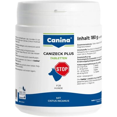HEGA GmbH Canina Canizeck Plus 60 Comprimés - Compléments alimentaires HEGA GmbH Canina Canizeck Plus 60 Comprimés - Compléments alimentaires
