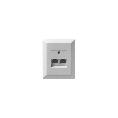 ZE Kommunikationstechnik UAE 8/8 Wanddose - RJ-45 2 Ports - Perlweiß - Wanddose ZE Kommunikationstechnik UAE 8/8 Wanddose - RJ-45 2 Ports - Perlweiß - Wanddose