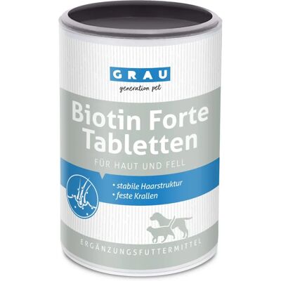 Becker-Schoell AG Grau Biotin-Forte Tabletki - Suplement dla psów i kotów Becker-Schoell AG Grau Biotin-Forte Tabletki - Suplement dla psów i kotów