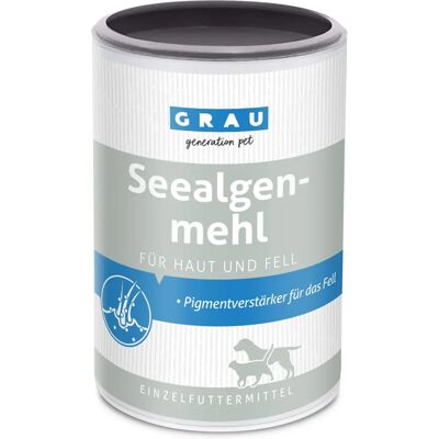 GRAU Seealgenmehl für Hunde & Katzen - Naturprodukt mit Jod GRAU Seealgenmehl für Hunde & Katzen - Naturprodukt mit Jod