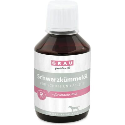 Becker-Schoell AG huile de cumin noir gris complément pour chiens 250ml Becker-Schoell AG huile de cumin noir gris complément pour chiens 250ml