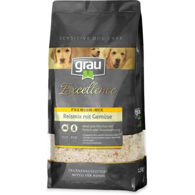 Grau Excellence 5 kg Adult Rice, Vegetable - Hundefutter Grau Excellence 5 kg Adult Rice, Vegetable - Hundefutter