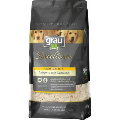Grau Excellence 10 kg Adult Rice, Vegetable - Hundefutter Grau Excellence 10 kg Adult Rice, Vegetable - Hundefutter