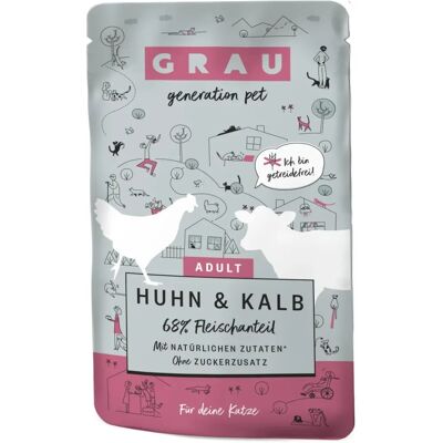 Karma dla kotów bez zbóż - 16x125g, 6 smaków Karma dla kotów bez zbóż - 16x125g, 6 smaków