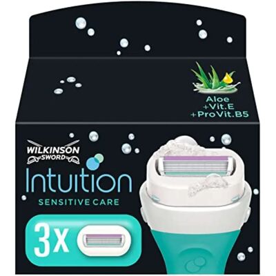 Wilkinson Sword Intuition Naturals Sensitive Care Ersatzklingen - 3 Stück. Wilkinson Sword Intuition Naturals Sensitive Care Ersatzklingen - 3 Stück.