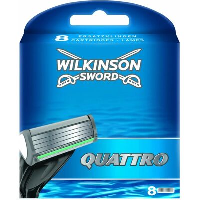 Wilkinson Sword Quattro Rasierklingen (8 x) Wilkinson Sword Quattro Rasierklingen (8 x)