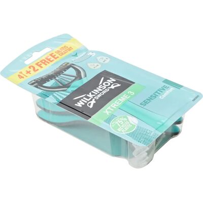 Wilkinson Sword Xtreme 3 Sensitive Rasierer - 4+2 Pack - Rasierer Wilkinson Sword Xtreme 3 Sensitive Rasierer - 4+2 Pack - Rasierer