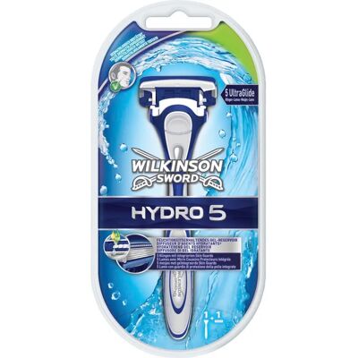 Rasoio Wilkinson Hydro 5 - Kit da Viaggio, 5 Lame, Compatto Rasoio Wilkinson Hydro 5 - Kit da Viaggio, 5 Lame, Compatto