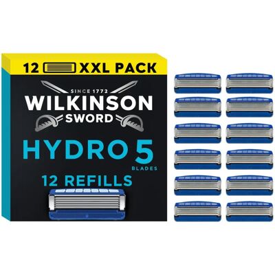 Wilkinson Sword Hydro 5 Ochrona Skóry Regularne Ostrza Wymienne - 12 szt Wilkinson Sword Hydro 5 Ochrona Skóry Regularne Ostrza Wymienne - 12 szt