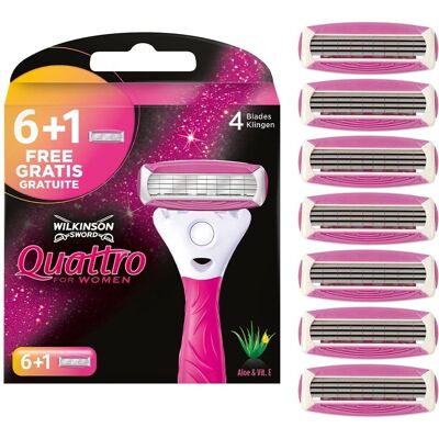 Wilkinson Sword Quattro para Mujeres - Cuchillas de Afeitar Wilkinson Sword Quattro para Mujeres - Cuchillas de Afeitar