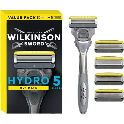 Wilkinson Sword Hydro5 Skin Protection Advanced - Golarka + Wymienne ostrza Wilkinson Sword Hydro5 Skin Protection Advanced - Golarka + Wymienne ostrza