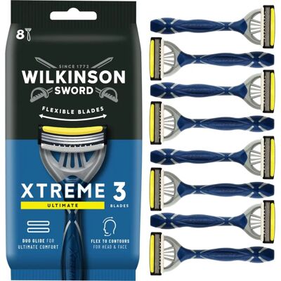 Wilkinson Sword - Xtreme 3 Ultimate Comfort - for Men - 8-pack - Disposable Razor Wilkinson Sword - Xtreme 3 Ultimate Comfort - for Men - 8-pack - Disposable Razor