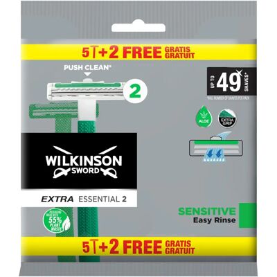 Barbeador Wilkinson Sword Extra Sensitive - 5+2 Unidades Barbeador Wilkinson Sword Extra Sensitive - 5+2 Unidades