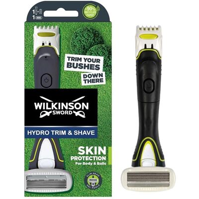 Wilkinson Sword Hydro Trim i Golarka Ochrona skóry dla ciała i jąder Wilkinson Sword Hydro Trim i Golarka Ochrona skóry dla ciała i jąder