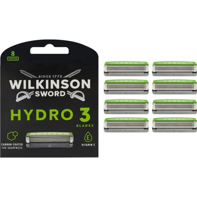 Wilkinson Sword Hydro 3 Hautschutz Rasierklingen - 8er Pack Wilkinson Sword Hydro 3 Hautschutz Rasierklingen - 8er Pack