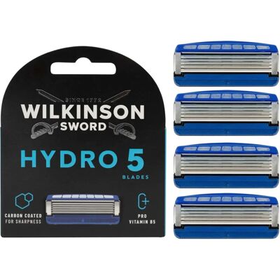 Lames de Rechange Wilkinson Sword Hydro 5 Protection de la Peau - 4 pièces Lames de Rechange Wilkinson Sword Hydro 5 Protection de la Peau - 4 pièces