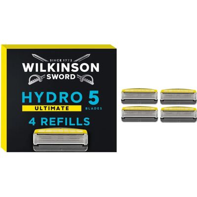 Lâminas Wilkinson Sword Hydro5 Proteção Avançada da Pele - 4 pcs Lâminas Wilkinson Sword Hydro5 Proteção Avançada da Pele - 4 pcs