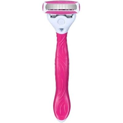 Wilkinson Sword Wilkinson Schwert Quattro für Damen Rasiermesser mit Griff Papaya und Perle - Rasierer Wilkinson Sword Wilkinson Schwert Quattro für Damen Rasiermesser mit Griff Papaya und Perle - Rasierer
