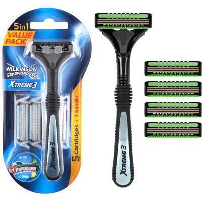 Wilkinson Sword Xtreme 3 Hybrid Rasierer - Herrenrasierer Wilkinson Sword Xtreme 3 Hybrid Rasierer - Herrenrasierer