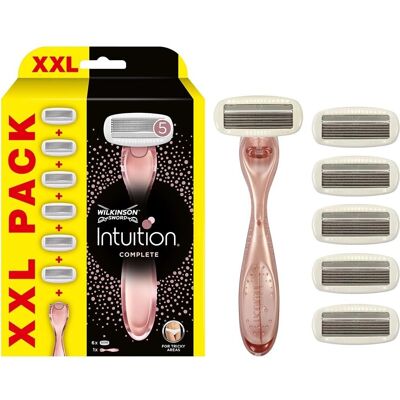 Wilkinson Sword Intuition Complete - Maszynka + 6 Zapasowe głowice Wilkinson Sword Intuition Complete - Maszynka + 6 Zapasowe głowice