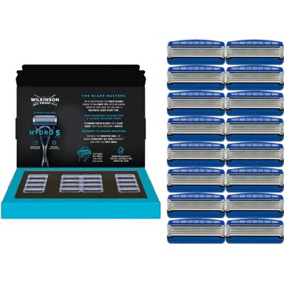 Wilkinson Sword Hydro 5 Protection de la peau Lames de rechange régulières - 16 pièces Wilkinson Sword Hydro 5 Protection de la peau Lames de rechange régulières - 16 pièces