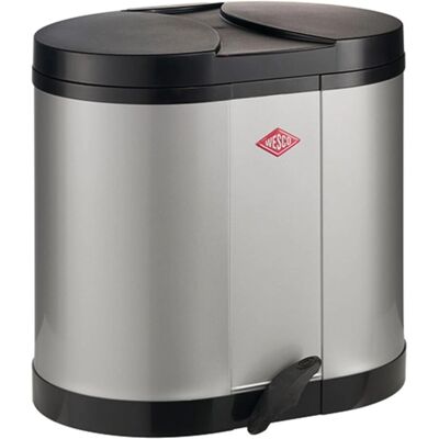 Wesco Beta Silber Abfalleimer - Küchenmüllbehälter Wesco Beta Silber Abfalleimer - Küchenmüllbehälter