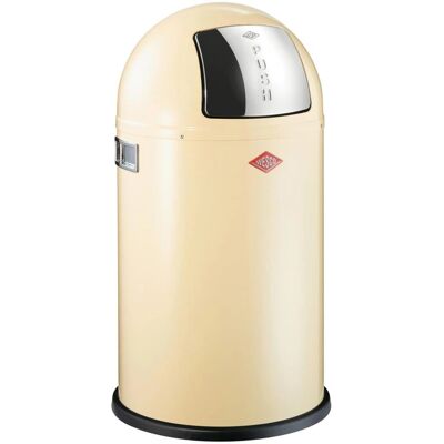 Wesco PushBoy Junior - Kleiner Beiger Müllbehälter Wesco PushBoy Junior - Kleiner Beiger Müllbehälter