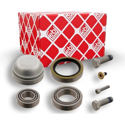 FEBI BILSTEIN Kit de rodamientos de rueda - Eje delantero, rodamiento cónico de alta calidad para Mercedes-Benz FEBI BILSTEIN Kit de rodamientos de rueda - Eje delantero, rodamiento cónico de alta calidad para Mercedes-Benz
