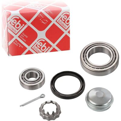 FEBI BILSTEIN Juego de rodamientos - Eje trasero - 45-50mm diámetro externo, 19-29mm diámetro interno - Para Audi, Seat, VW FEBI BILSTEIN Juego de rodamientos - Eje trasero - 45-50mm diámetro externo, 19-29mm diámetro interno - Para Audi, Seat, VW