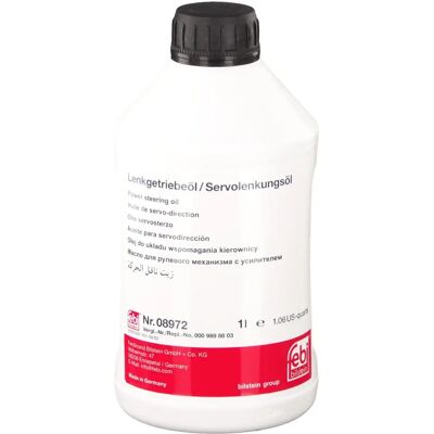 Olej hydrauliczny FEBI BILSTEIN - 1L do VW, Audi, Mercedes-Benz, CRAFTER, Golf I Cabriolet, Corrado, Scirocco Olej hydrauliczny FEBI BILSTEIN - 1L do VW, Audi, Mercedes-Benz, CRAFTER, Golf I Cabriolet, Corrado, Scirocco