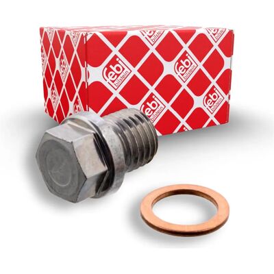 Bouchon de vidange Febi - M12 x 1,5 - 21mm - Mercedes-Benz Bouchon de vidange Febi - M12 x 1,5 - 21mm - Mercedes-Benz