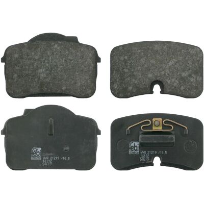 FEBI BILSTEIN 16132 Bremseklodser - Foraksel FEBI BILSTEIN 16132 Bremseklodser - Foraksel