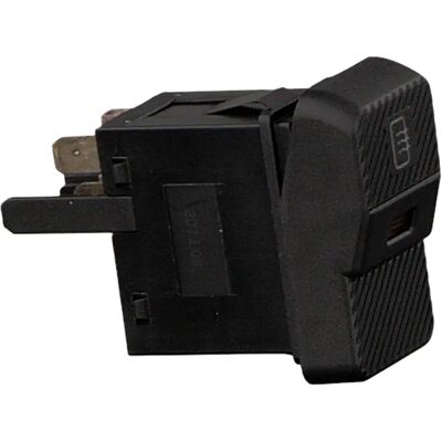 FEBI BILSTEIN Heckscheibenheizung Schalter - Schwarz, Umschalter, VW Passat/Transporter/Corrado FEBI BILSTEIN Heckscheibenheizung Schalter - Schwarz, Umschalter, VW Passat/Transporter/Corrado
