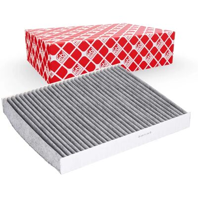 Filtro aria FEBI BILSTEIN - Carbone attivo - per Mercedes-Benz G-Klasse, Audi A1, Skoda Roomster, VW Polo V Filtro aria FEBI BILSTEIN - Carbone attivo - per Mercedes-Benz G-Klasse, Audi A1, Skoda Roomster, VW Polo V