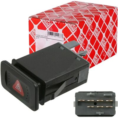 FEBI BILSTEIN Warnblinkschalter - VW Golf IV, Bora, Jetta - Schwarz FEBI BILSTEIN Warnblinkschalter - VW Golf IV, Bora, Jetta - Schwarz