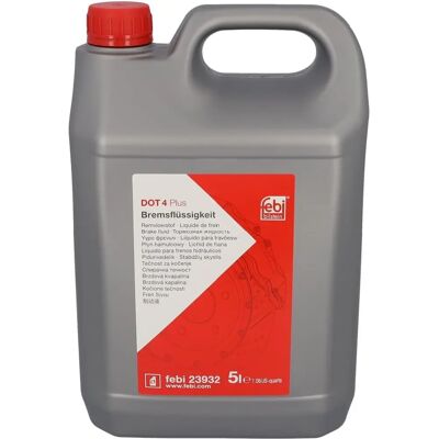 FEBI BILSTEIN Bremsflüssigkeit - 5L DOT 4 Plus für VW, Audi, Mercedes FEBI BILSTEIN Bremsflüssigkeit - 5L DOT 4 Plus für VW, Audi, Mercedes