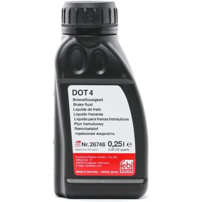 Płyn hamulcowy FEBI BILSTEIN - DOT 4 - 0,25L Płyn hamulcowy FEBI BILSTEIN - DOT 4 - 0,25L
