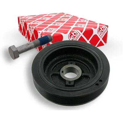FEBI BILSTEIN 33790 Støddæmperhjul - 6PK, 153mm, med skrue FEBI BILSTEIN 33790 Støddæmperhjul - 6PK, 153mm, med skrue