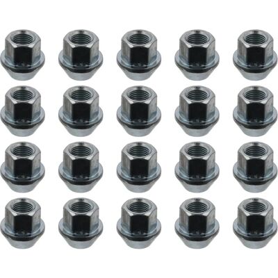 FEBI BILSTEIN Hjulkapsel - M12 x 1.25 - Zinkbelagt - 24mm - Kvalitet 8 - Hjulfäste FEBI BILSTEIN Hjulkapsel - M12 x 1.25 - Zinkbelagt - 24mm - Kvalitet 8 - Hjulfäste