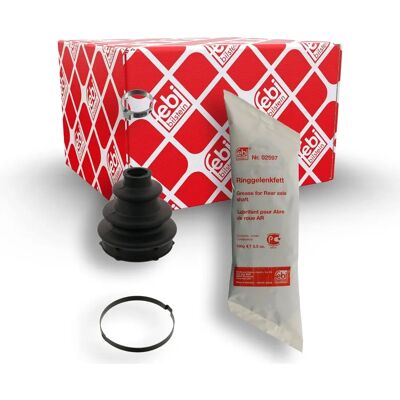 Febi Bilstein Set de manșete pentru axa față - Cauciuc, 630mm Febi Bilstein Set de manșete pentru axa față - Cauciuc, 630mm