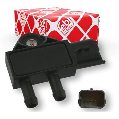 Sensor de pressão de gases de escape FEBI BILSTEIN - Pressão de escape - Preto - Plástico - 3 pinos Sensor de pressão de gases de escape FEBI BILSTEIN - Pressão de escape - Preto - Plástico - 3 pinos