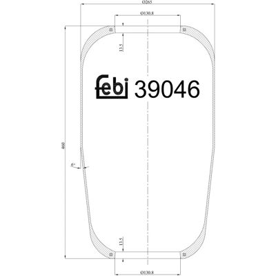 FEBI BILSTEIN Model 39046 Luftfjeder - Luftaffjedring FEBI BILSTEIN Model 39046 Luftfjeder - Luftaffjedring