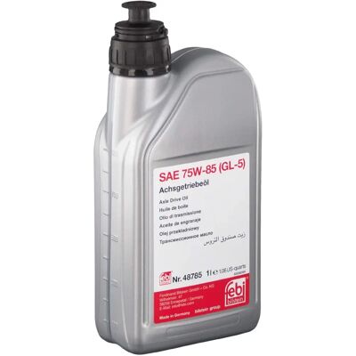 Olio cambio Febi Bilstein - 75W-85 - 1L - Per VW, Audi, Mercedes, Porsche, BMW Olio cambio Febi Bilstein - 75W-85 - 1L - Per VW, Audi, Mercedes, Porsche, BMW