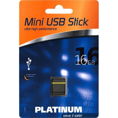 Platinum 16GB USB 2.0 Flash Drive - USB Type-A Svart Platinum 16GB USB 2.0 Flash Drive - USB Type-A Svart