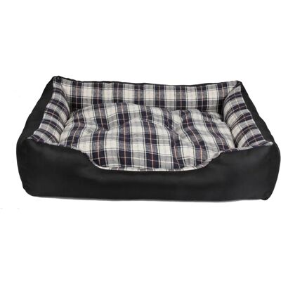 HEIM Haustierbett - 90x70x20 cm - Schwarz - Hundebett HEIM Haustierbett - 90x70x20 cm - Schwarz - Hundebett