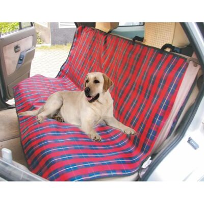 HEIM Hund Auto-Decke - 140x100cm, Rot/Blau - Haustier Auto-Decke HEIM Hund Auto-Decke - 140x100cm, Rot/Blau - Haustier Auto-Decke