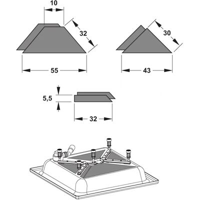 MEPA Modell 180020 Duschwanne Matte - Schalldämmung MEPA Modell 180020 Duschwanne Matte - Schalldämmung