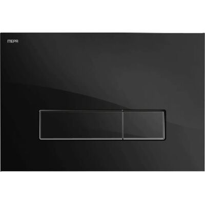 MEPAorbit A31/E31 Betätigungsplatte - Glas schwarz - 2-Mengen MEPAorbit A31/E31 Betätigungsplatte - Glas schwarz - 2-Mengen